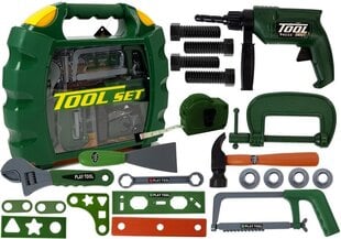 Набор инструментов Сделай Сам, зеленый цена и информация | Игрушки для мальчиков | pigu.lt