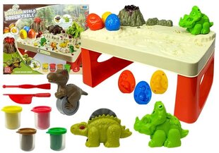 Kūrybinis stalas su plastilinu Dinozaurai kaina ir informacija | Lavinamieji žaislai | pigu.lt