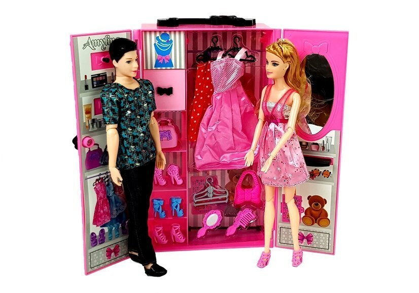 Lėlių rinkinys su drabužine kaina ir informacija | Žaislai mergaitėms | pigu.lt