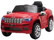 Vienvietis elektromobilis Jeep Grand Cherokee, lakuotas-raudonas kaina ir informacija | Elektromobiliai vaikams | pigu.lt