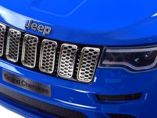 Vienvietis elektromobilis Jeep Grand Cherokee, lakuotas-mėlynas kaina ir informacija | Elektromobiliai vaikams | pigu.lt