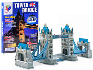 3D dėlionė Tower Bridge, 41 elementas kaina ir informacija | Dėlionės (puzzle) | pigu.lt