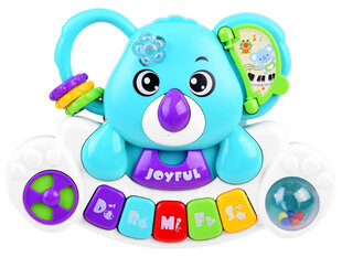 Interaktyvus pianinas Koala mėlynas kaina ir informacija | Žaislai kūdikiams | pigu.lt