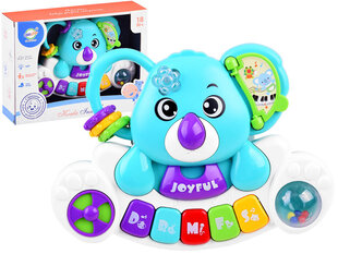 Интерактивное пианино Коала синий цена и информация | Игрушки для малышей | pigu.lt