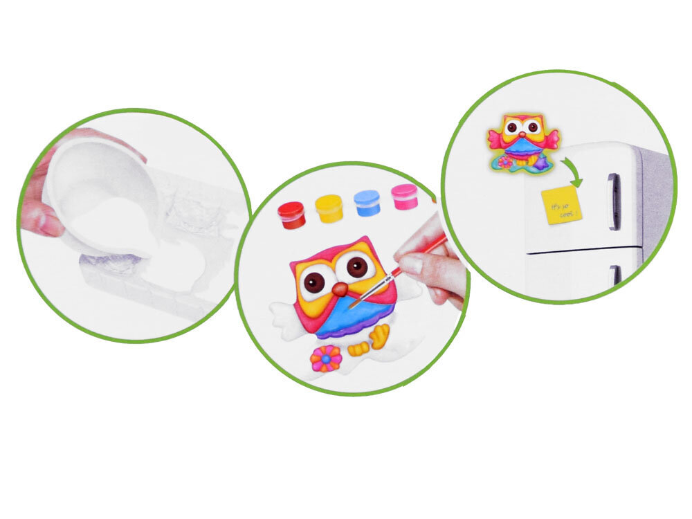 Kūrybinis rinkinys pelėdų - magnetukų gamybai kaina ir informacija | Lavinamieji žaislai | pigu.lt