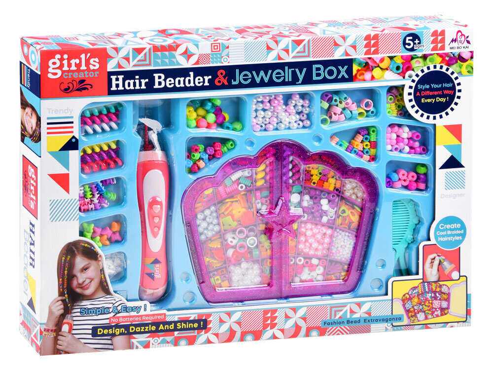 Plaukų formavimo rinkinys su pynimo mašinėle kaina ir informacija | Žaislai mergaitėms | pigu.lt