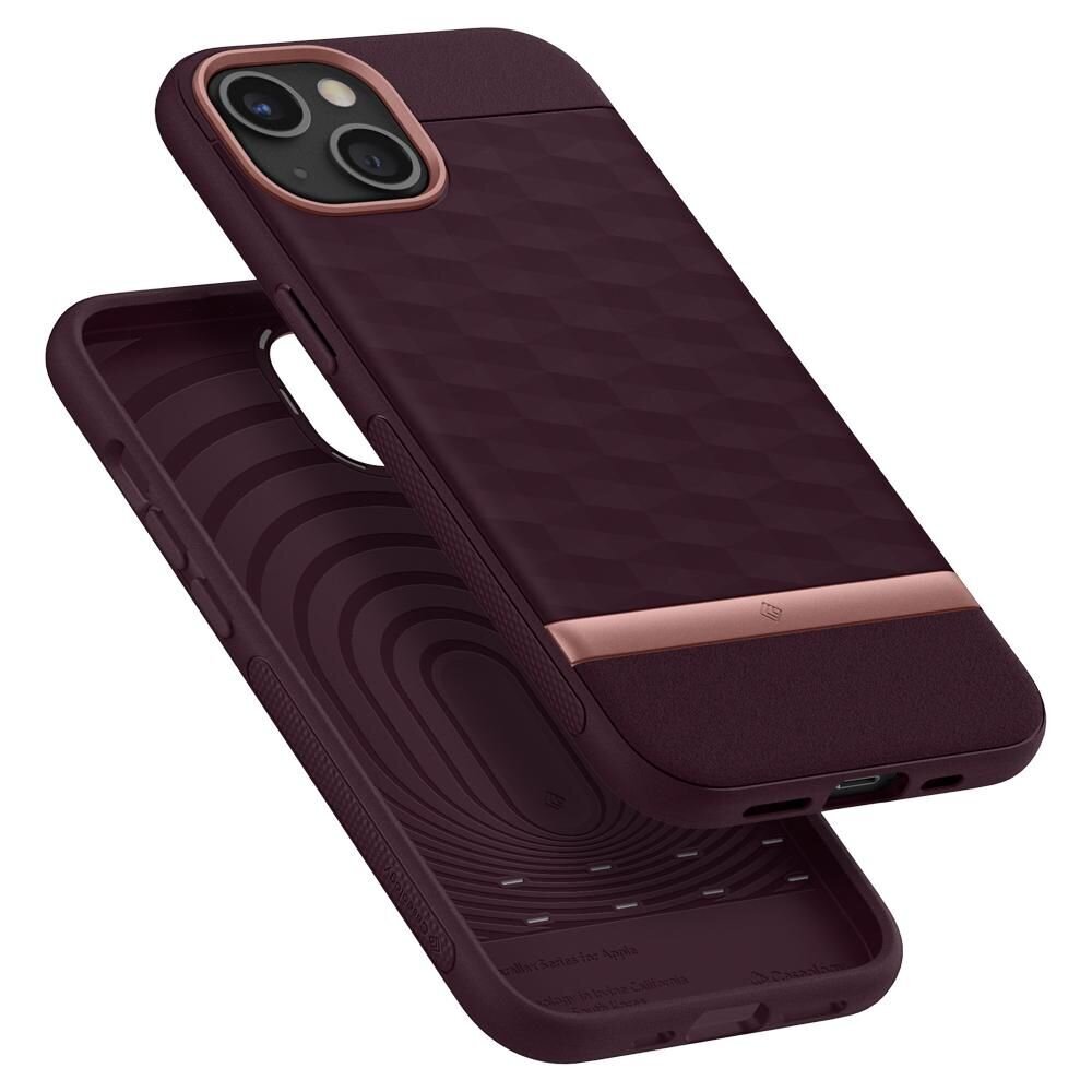 Caseology Parallax dėklas burgundy iPhone 13 kaina ir informacija | Telefono dėklai | pigu.lt