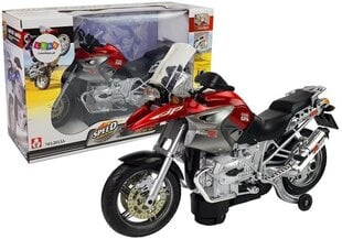 Мотоцикл на батарейках с подсветкой и звуком цена и информация | Игрушки для мальчиков | pigu.lt
