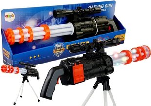 Žaislinis snaiperinis šautuvas, žaislinė rotacinė policijos patranka, 62 cm kaina ir informacija | Žaislai berniukams | pigu.lt