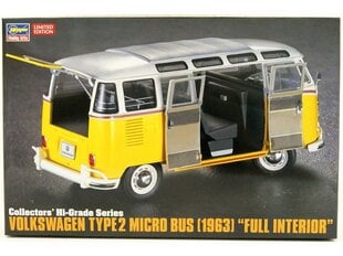 Konstruktorius Hasegawa - Collectors' Hi-Grade Series Volkswagen Type 2 Micro Bus (1963) "Full Interior", 1/24, 51048 kaina ir informacija | Hasegawa Vaikams ir kūdikiams | pigu.lt