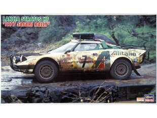 Konstruktorius Hasegawa - Lancia Stratos HF 1977 Safari Rally, 1/24, 25036 kaina ir informacija | Hasegawa Vaikams ir kūdikiams | pigu.lt