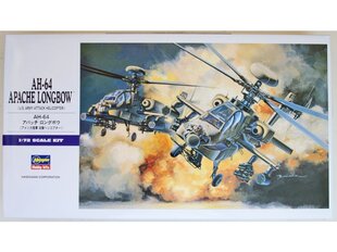 Сборная пластиковая модель Hasegawa - AH-64 Apache Longbow, 1/72, 00536 цена и информация | Конструкторы и кубики | pigu.lt