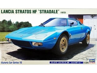 Сборная пластиковая модель Hasegawa - Lancia Stratos HF Stradale, 1/24, 21215 цена и информация | Конструкторы и кубики | pigu.lt