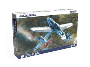 Сборная пластиковая модель Eduard - Bf-109G-10 Erla Weekend Edition, 1/48, 84174 цена и информация | Конструкторы и кубики | pigu.lt