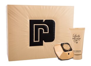 Подарочный набор Paco Rabanne Lady Million Fabulous для женщин: духи EDP, 50 мл + лосьон для тела, 75 мл цена и информация | Женские духи | pigu.lt