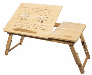 Nešiojamo kompiuterio staliukas Bambus M, rudas kaina ir informacija | Kompiuteriniai, rašomieji stalai | pigu.lt