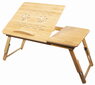 Nešiojamo kompiuterio staliukas Bambus L, rudas kaina ir informacija | Kompiuteriniai, rašomieji stalai | pigu.lt