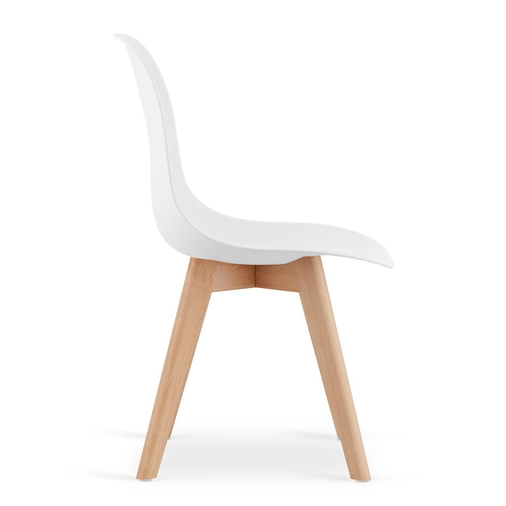 4-ių kėdžių komplektas Kito, baltas kaina ir informacija | Virtuvės ir valgomojo kėdės | pigu.lt