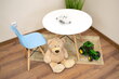 4-ių vaikiškų kėdžių komplektas Zubi, mėlynas kaina ir informacija | Vaikiškos kėdutės ir staliukai | pigu.lt