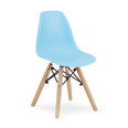 4-ių vaikiškų kėdžių komplektas Zubi, mėlynas