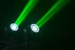 beamZ Illusion 1 Judančios galvutės LED spindulys su LED žiedu kaina ir informacija | Dekoracijos šventėms | pigu.lt