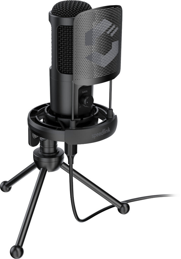 Speedlink microphone Audis Pro (SL-800013-BK) цена и информация | Mikrofonai | pigu.lt