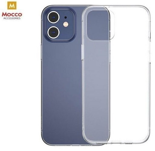 Mocco Ultra Back Case 1 mm Silicone Case for Apple iPhone 13 Transparent kaina ir informacija | Telefono dėklai | pigu.lt