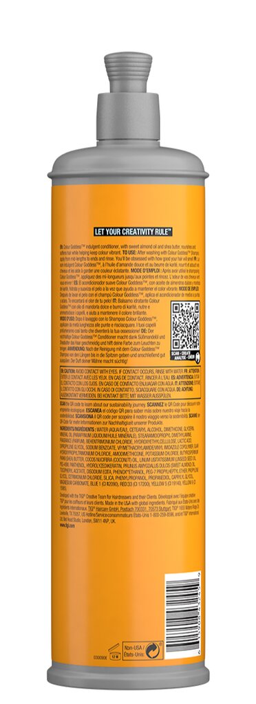 Kondicionierius dažytiems plaukams Tigi Bed Head Colour Goddess, 400 ml цена и информация | Balzamai, kondicionieriai | pigu.lt