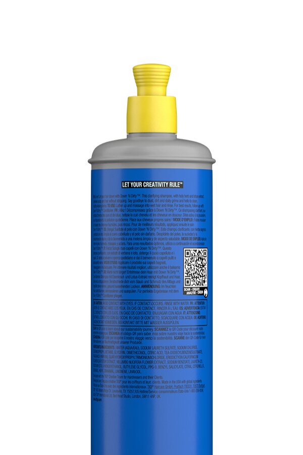 Giliai valantis šampūnas Tigi Bed Head Down N Dirty, 400 ml kaina | pigu.lt