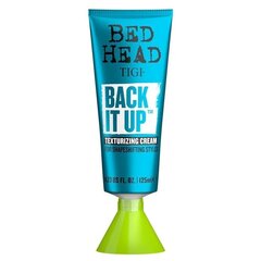 Tekstūrą suteikiantis baigiamasis kremas Tigi Bed Head Back It Up Cream, 125 ml kaina ir informacija | Plaukų formavimo priemonės | pigu.lt