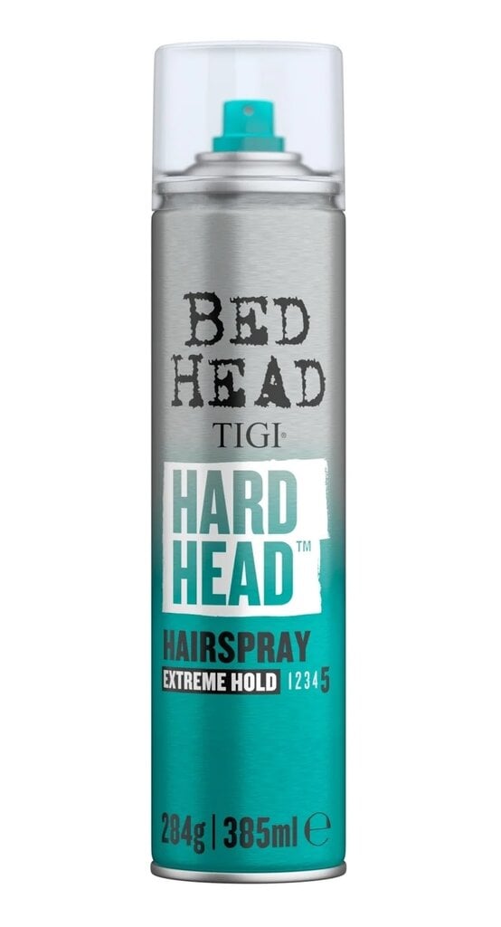 Stiprios fiksacijos plaukų lakas Tigi Bed Head Hard Head Hairspray, 385 ml цена и информация | Plaukų formavimo priemonės | pigu.lt