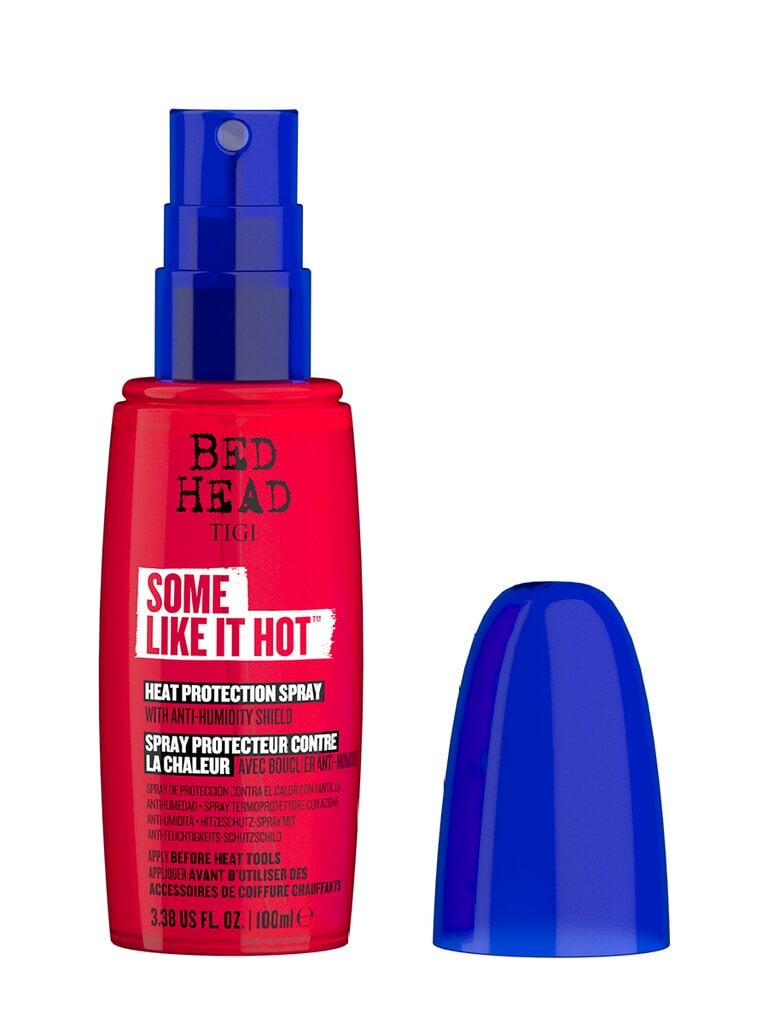 Apsaugantis purškalas nuo karščio Tigi Bed Head Some Like It Hot Spray, 100 ml kaina ir informacija | Plaukų formavimo priemonės | pigu.lt
