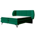 Кровать Selsey Cermone, 160x200 см, зеленая
