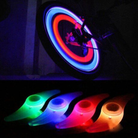 Dviračio rato LED apšvietimas Bumerangas, 2 vnt. kaina ir informacija | Žibintai ir atšvaitai dviračiams | pigu.lt
