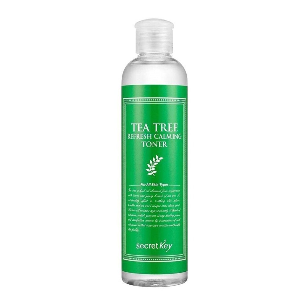 Gaivinantis ir raminantis veido tonikas Secret Key Tea Tree Refresh Calming Toner, 248 ml kaina ir informacija | Veido prausikliai, valikliai | pigu.lt