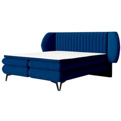 Кровать Selsey Cermone 2, 160x200 см, синяя цена и информация | Кровати | pigu.lt
