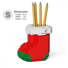 Конструктор Jekca, ST17PC01-M02, Подставка под Карандаши - Рождественский Носок, 410 шт. цена и информация | Конструкторы и кубики | pigu.lt