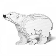 Конструктор Jekca, ST19ML17, Белый медведь, 1060 шт. цена и информация | Конструкторы и кубики | pigu.lt