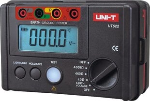 Įžeminimo varžos matuoklis, Uni-T UT522 kaina ir informacija | Mechaniniai įrankiai | pigu.lt