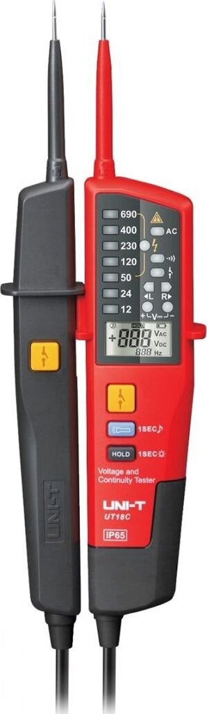 Testeris Uni-T UT18C kaina ir informacija | Mechaniniai įrankiai | pigu.lt