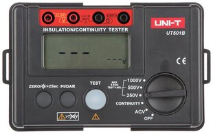ИЗМЕРИТЕЛЬ СОПРОТИВЛЕНИЯ ИЗОЛЯЦИИ UT-501B UNI-T цена и информация | Механические инструменты | pigu.lt