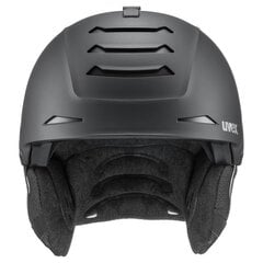 Лыжный шлем Uvex Legend 2.0, черный цена и информация | Горнолыжные шлемы | pigu.lt