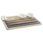 Sushi serviravimo rinkinys DKD Home Decor, 9 vnt., 28,5 x 18,5 x 2,6 cm kaina ir informacija | Indai, lėkštės, pietų servizai | pigu.lt