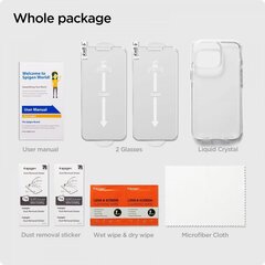 Spigen crystal pack, skirtas iPhone 13 Pro Max, skaidrus kaina ir informacija | Telefono dėklai | pigu.lt