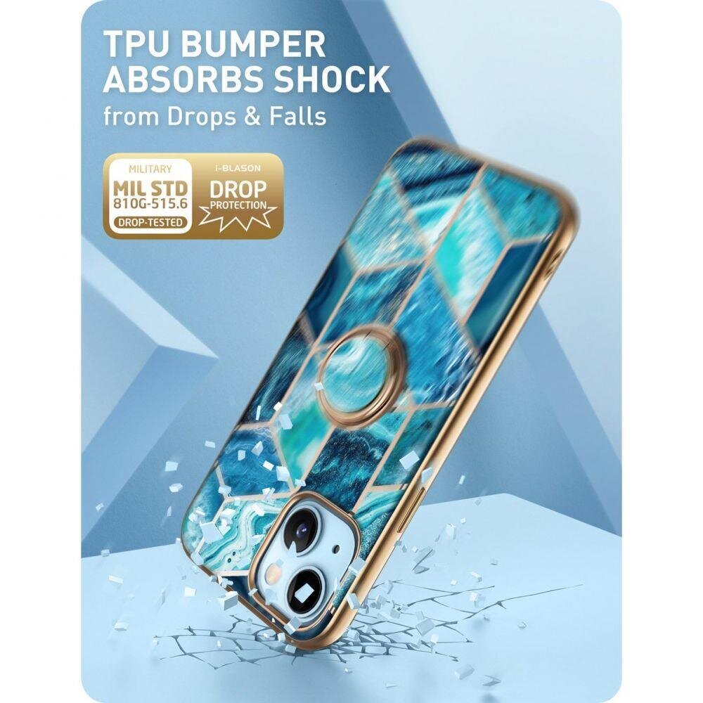 Supcase IBLSN Cosmo Snap, iPhone 13 Ocean Blue цена и информация | Telefono dėklai | pigu.lt