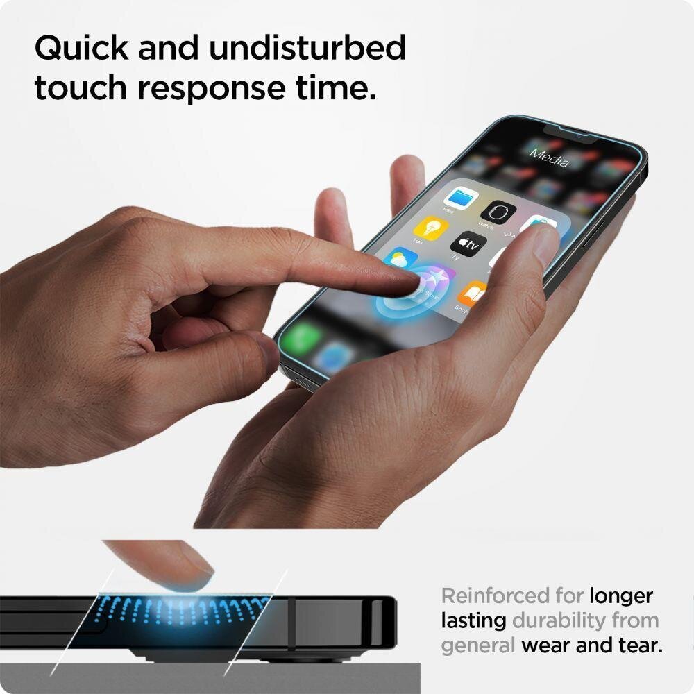 Spigen iPhone 13/13 Pro цена и информация | Apsauginės plėvelės telefonams | pigu.lt