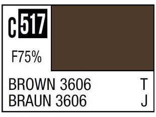 Dažai Mr.Hobby - Mr.Color serijos nitro dažai C-517ruda 3606, 10ml kaina ir informacija | Piešimo, tapybos, lipdymo reikmenys | pigu.lt