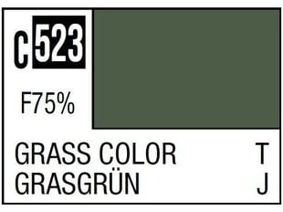 Dažai Mr.Hobby - Mr.Color serijos nitro dažai C-523 žolės žalumas , 10ml kaina ir informacija | Piešimo, tapybos, lipdymo reikmenys | pigu.lt