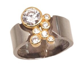 Серебряное кольцо 2101650000155 цена и информация | Кольцо | pigu.lt