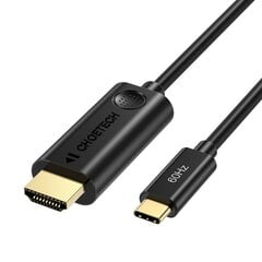 Однонаправленный кабель-адаптер - переходник с USB Type C Choetech (штекер) на HDMI 2.0 (штекер) 4K 60 Гц 1.8 м, черный (CH0019) цена и информация | Choetech Мобильные телефоны, Фото и Видео | pigu.lt